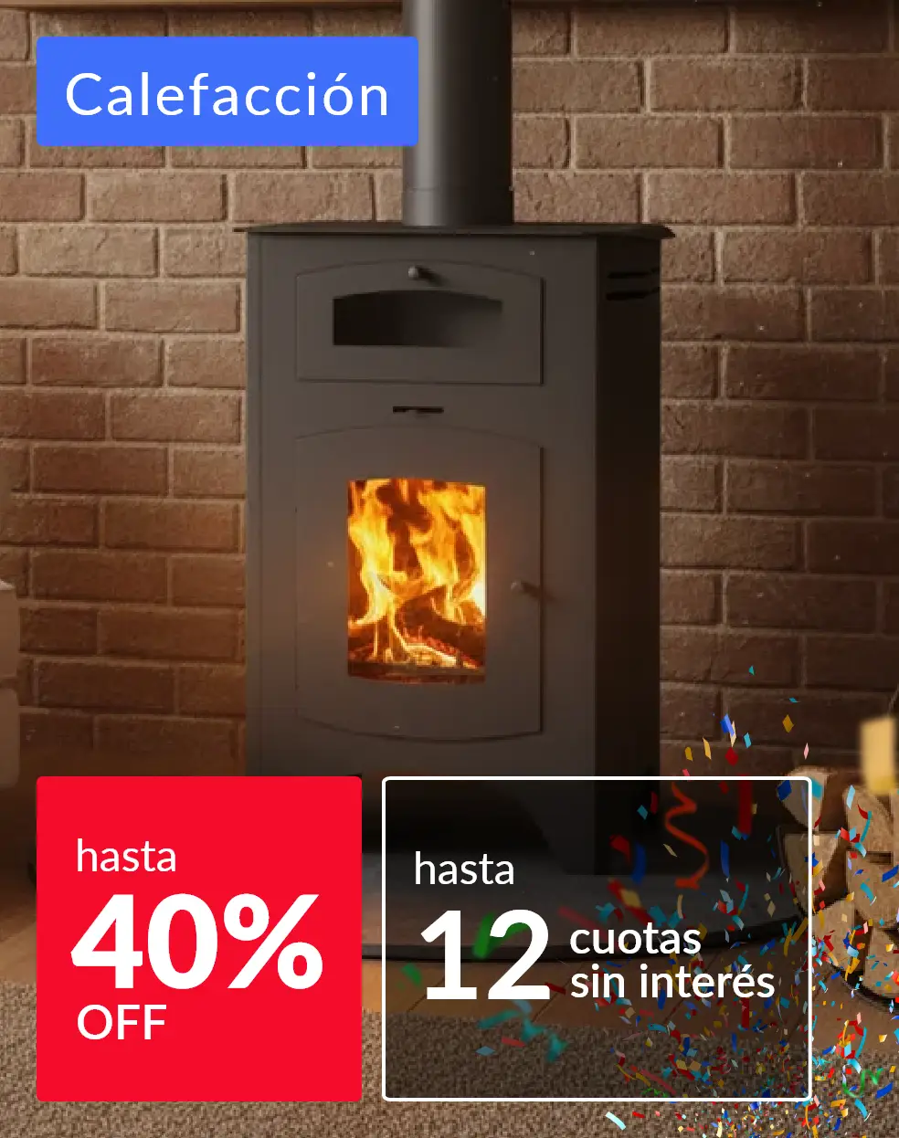 Calefacción hasta 40% off