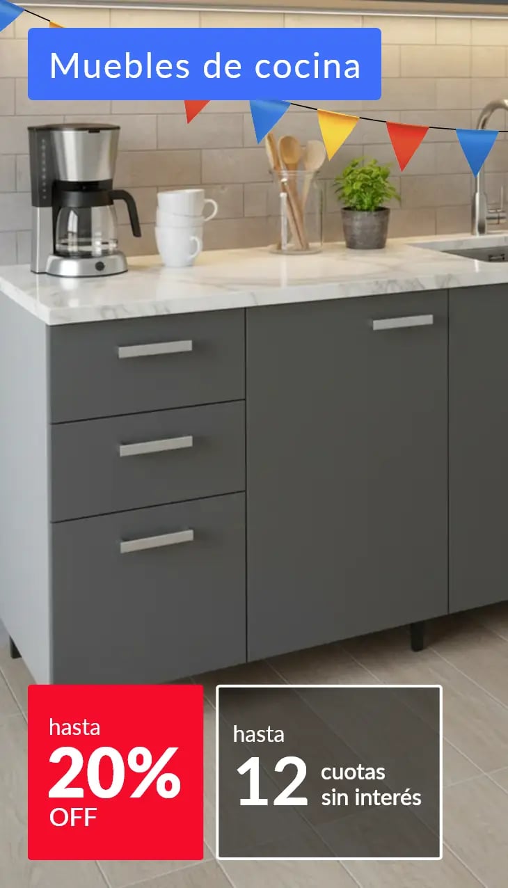 Muebles de cocina hasta 20%off
