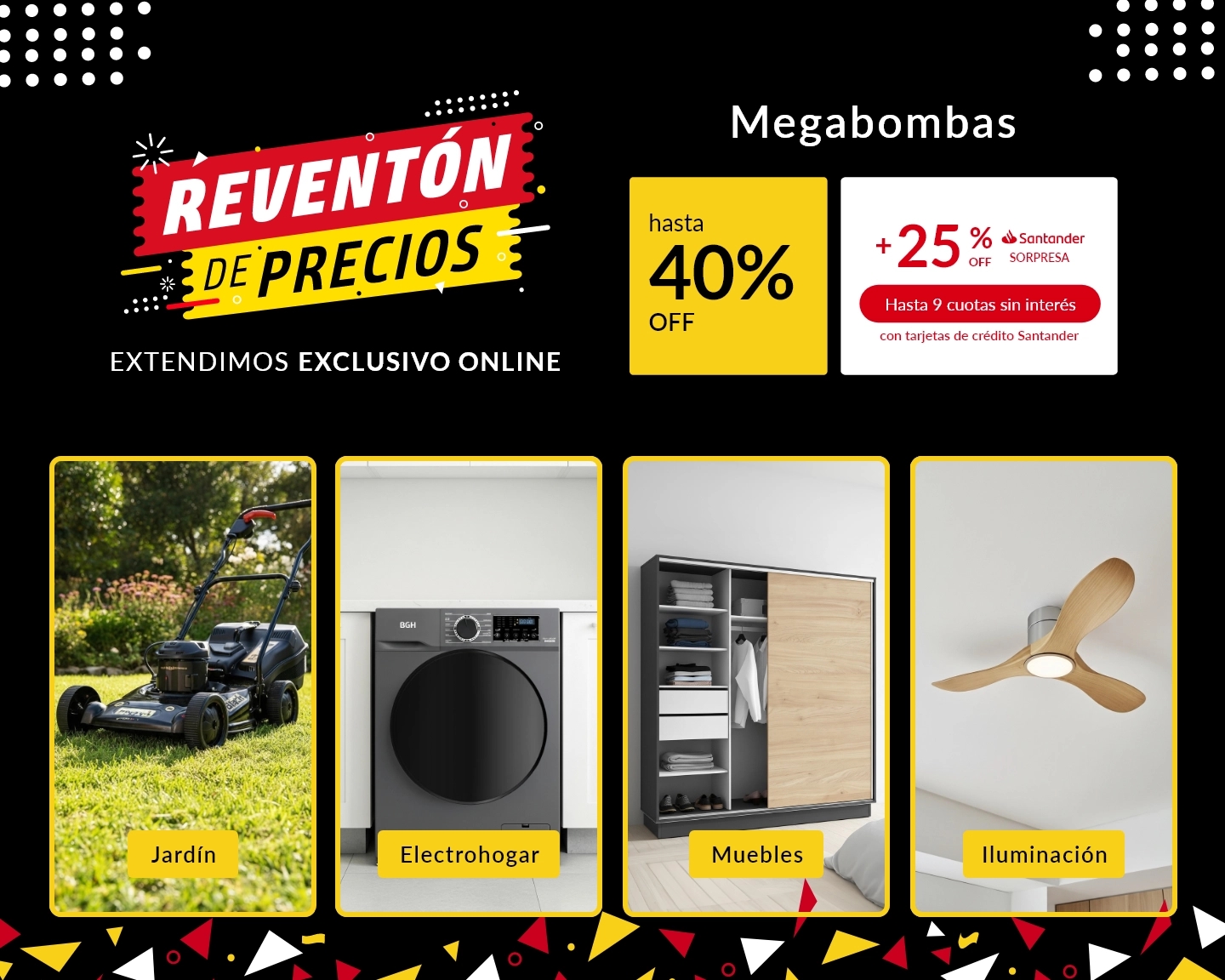 Megabombas hasta 40% off