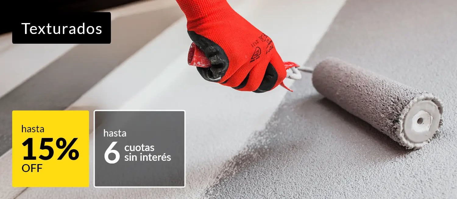 Texturados hasta 15% off