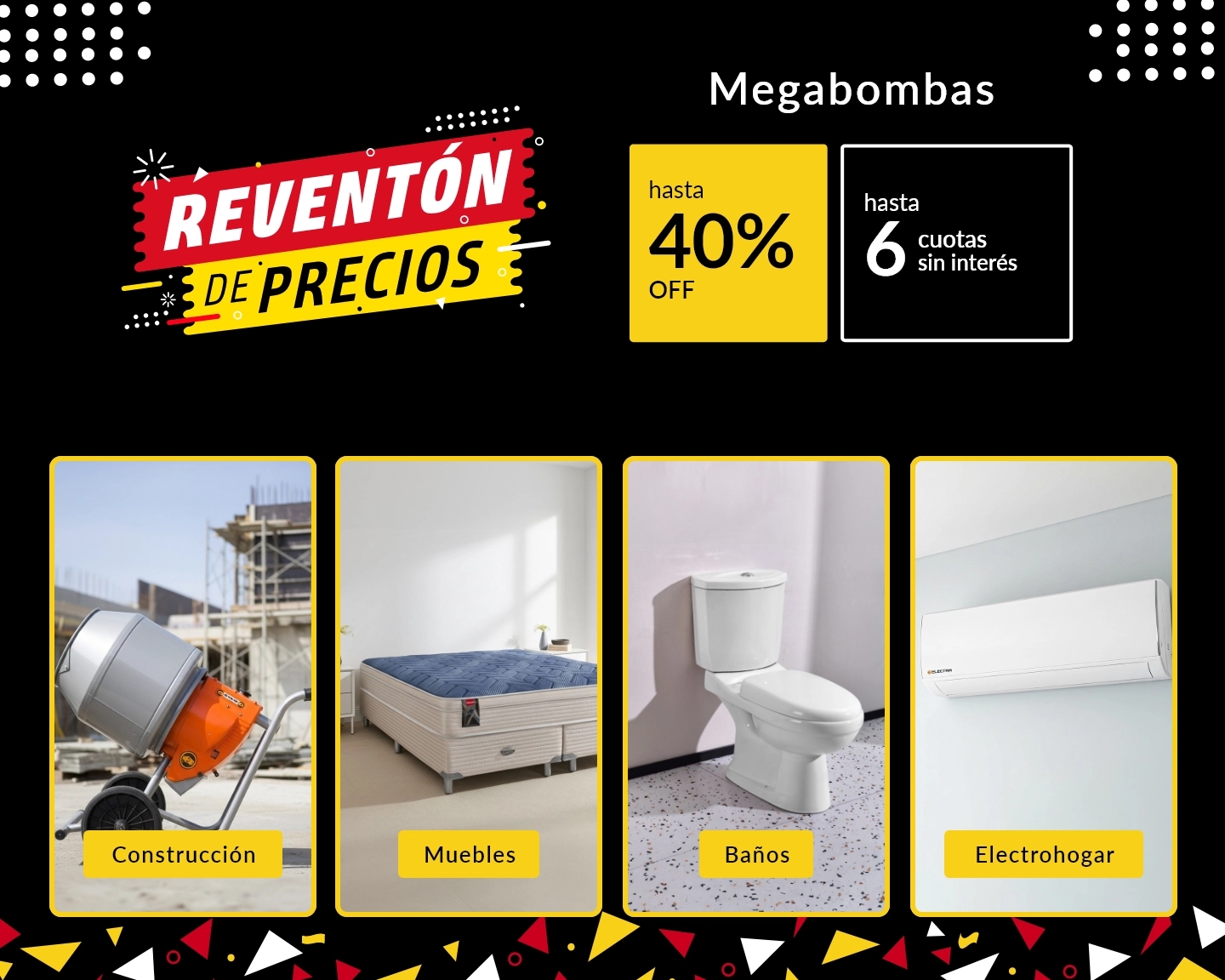 Megabombas hasta 40% off