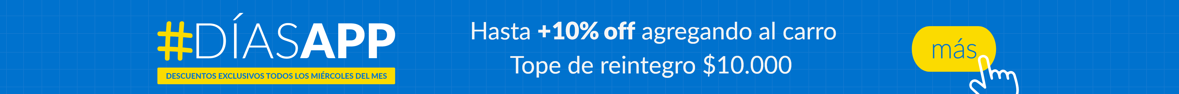 DíasApp - Hasta +10% off agregando al carrito app