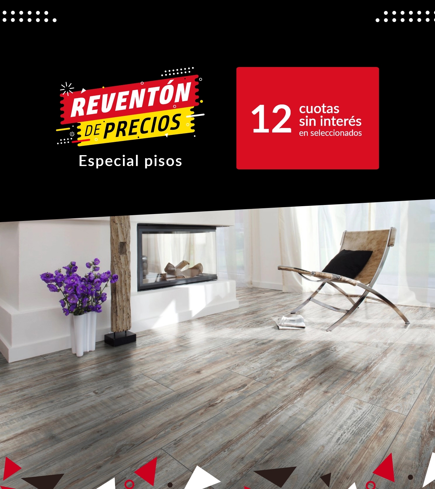 Pisos hasta 12 cuotas sin interés