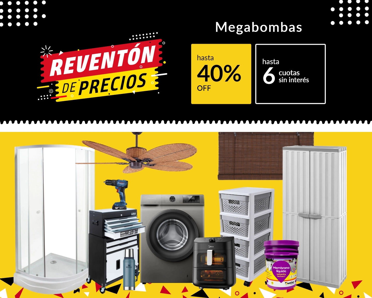 Megabombas hasta 50% off