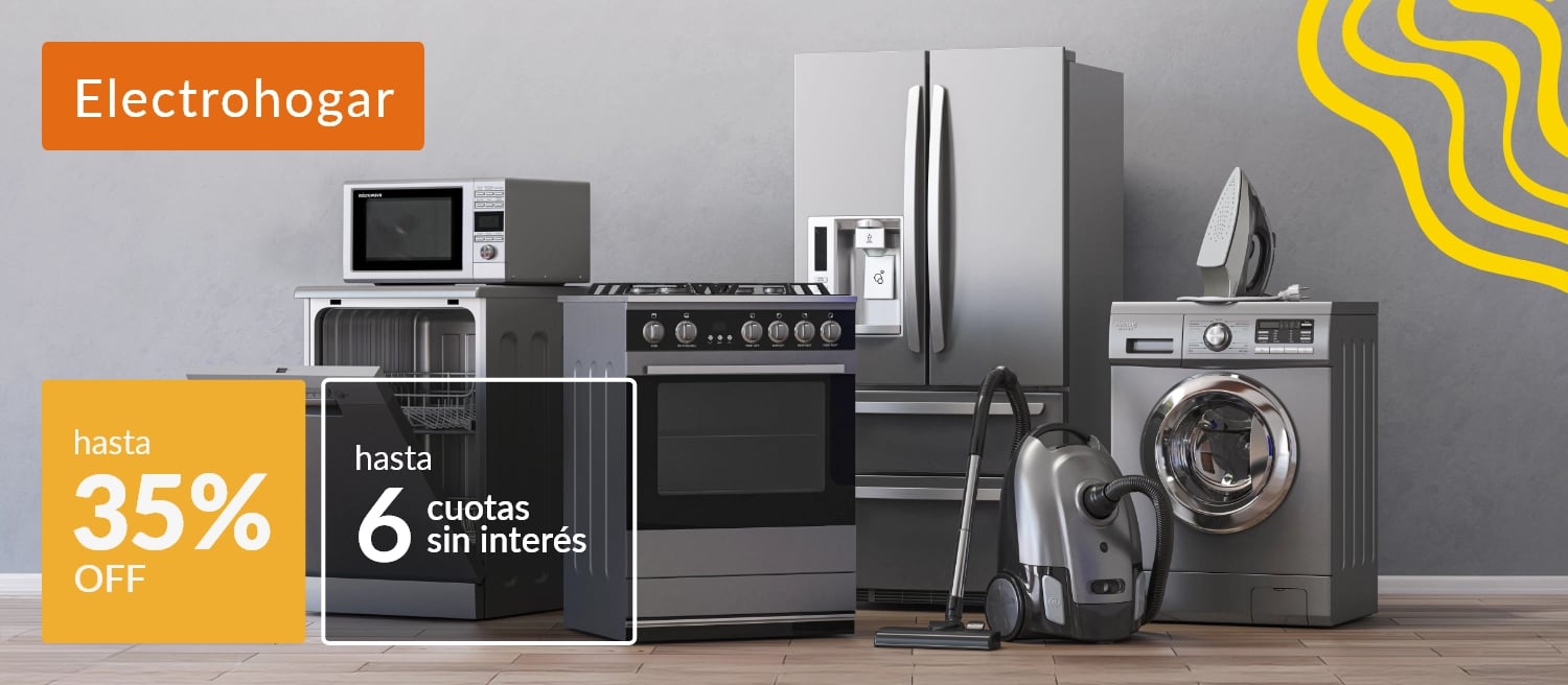 Electrohogar hasta 35% off