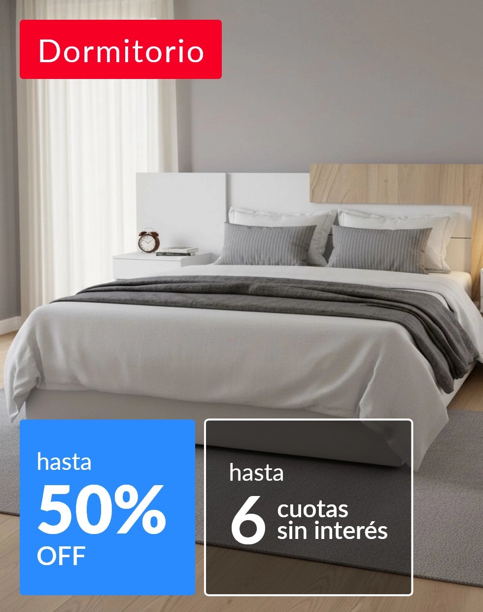 Dormitorio hasta 50% off
