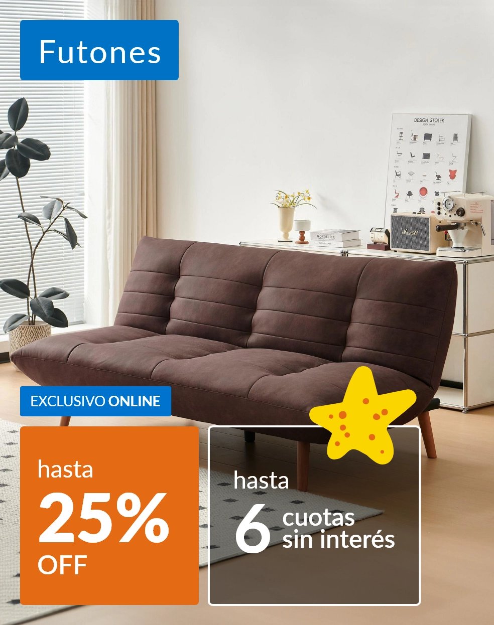 Futones hasta 25%
