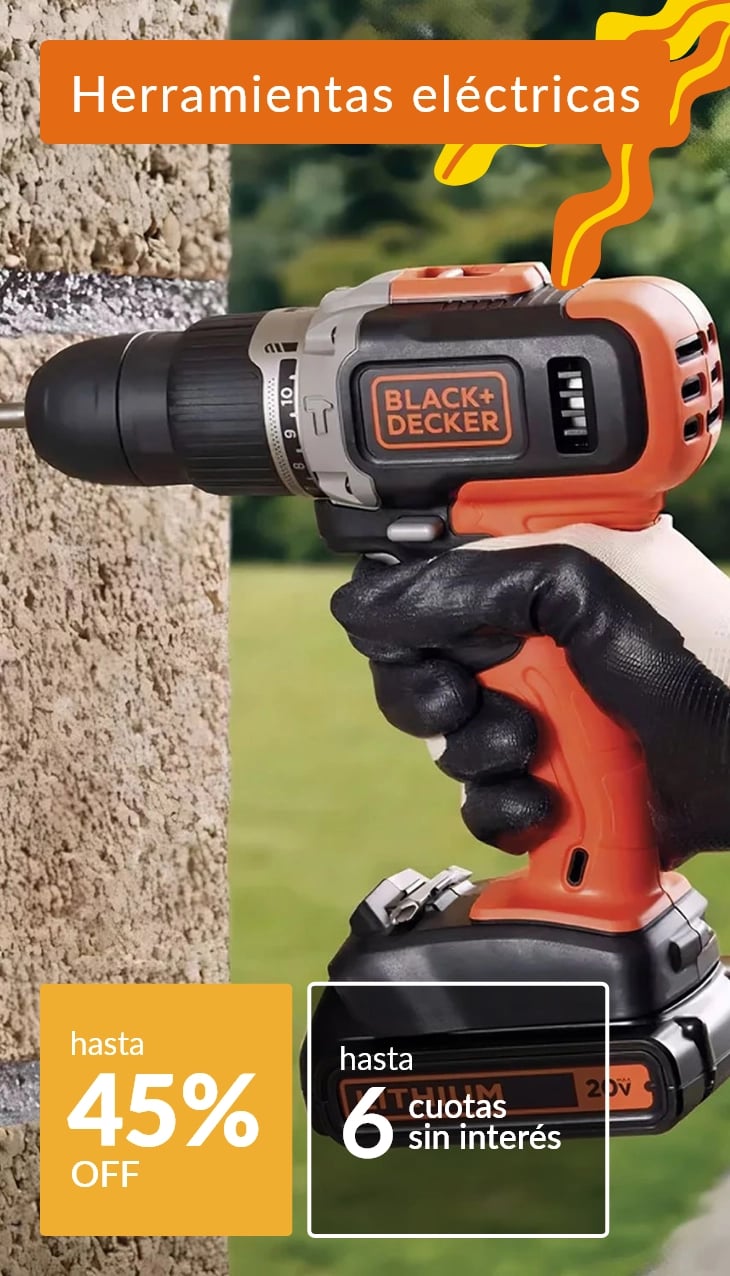 Herramientas hasta 45% off