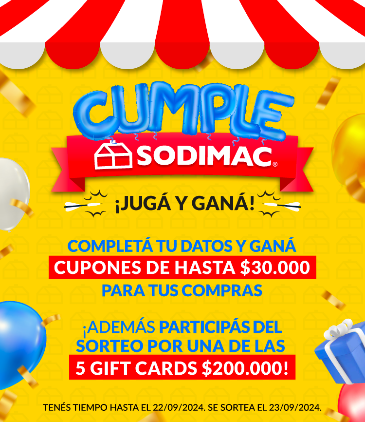 Juego Cumple Sodimac