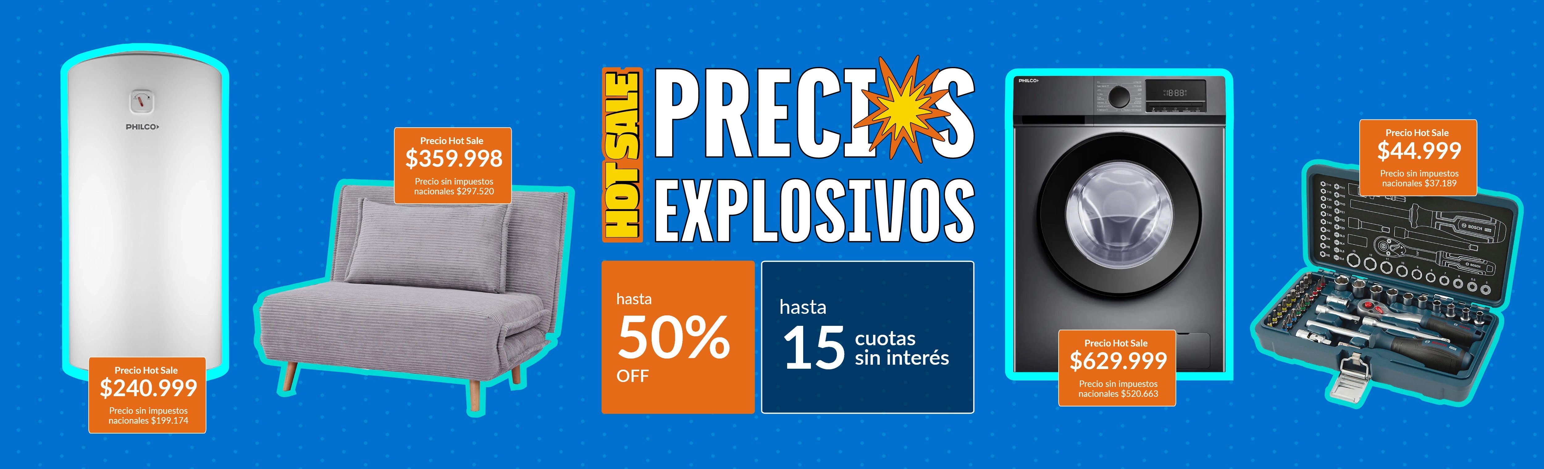 Precios explosivos hasta 50% off