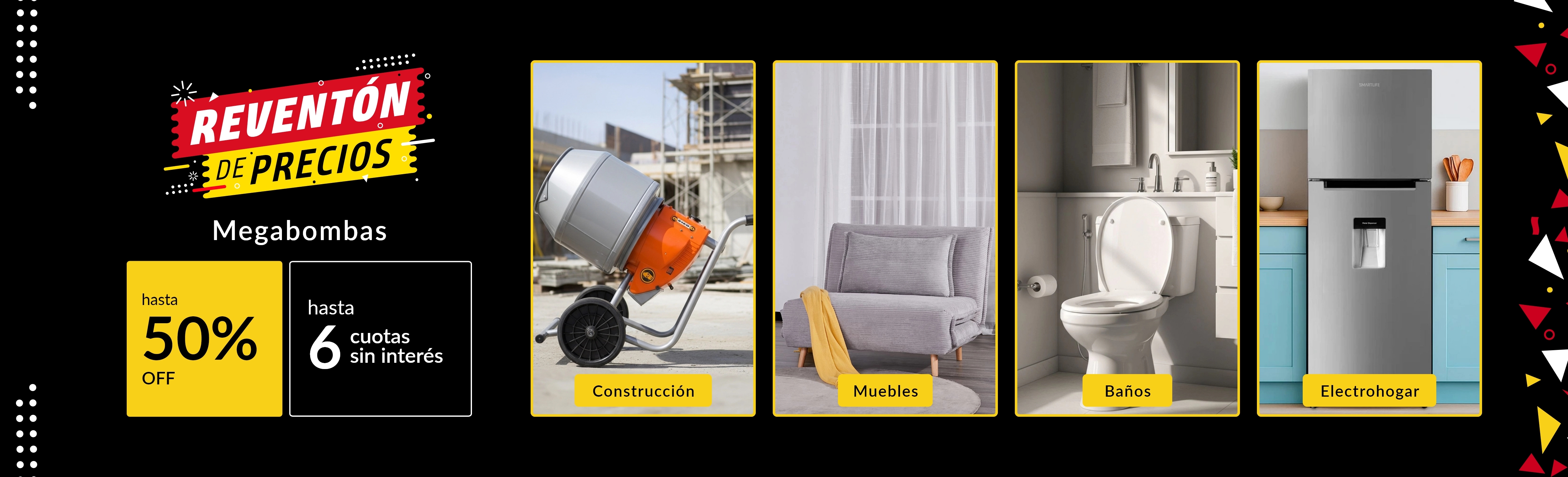 Reventón - Megabombas hasta 50% off