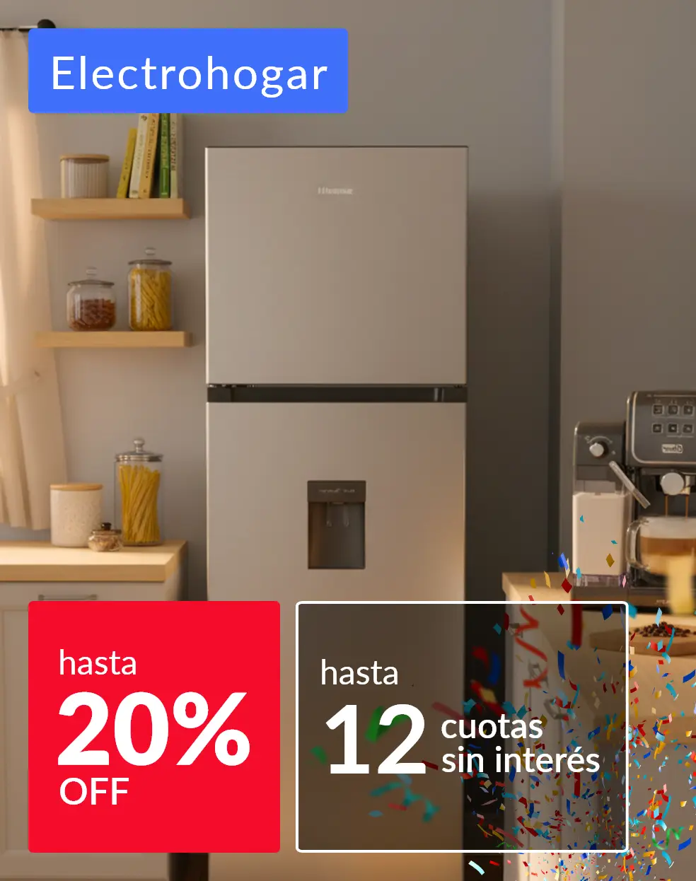 Electrohogar hasta 20% off