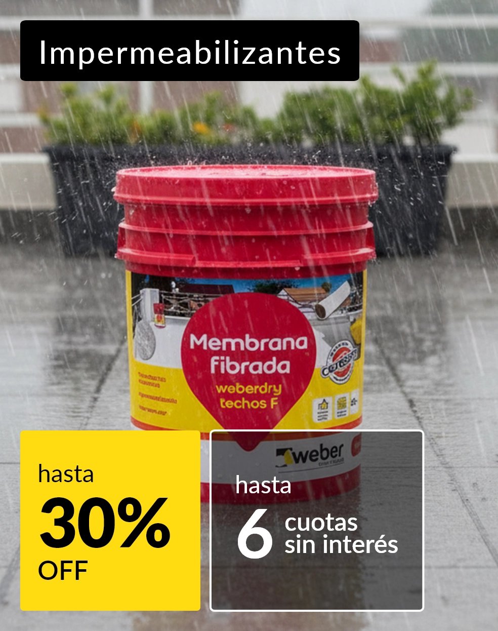 Impermeabilizantes hasta 30% off