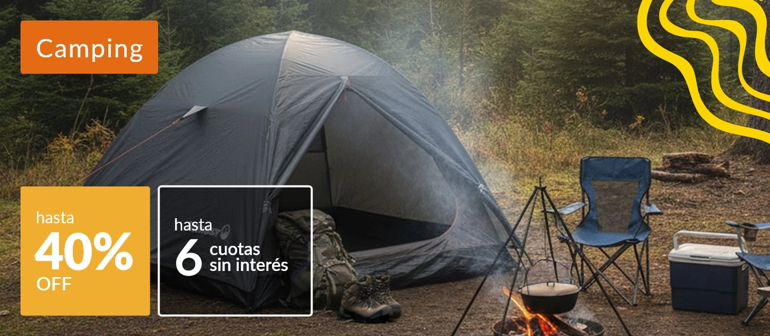 Camping hasta 40% off