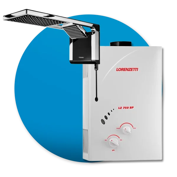 Chuveiros e aquecedores