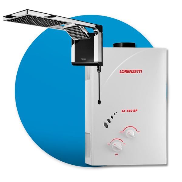 Chuveiros e aquecedores