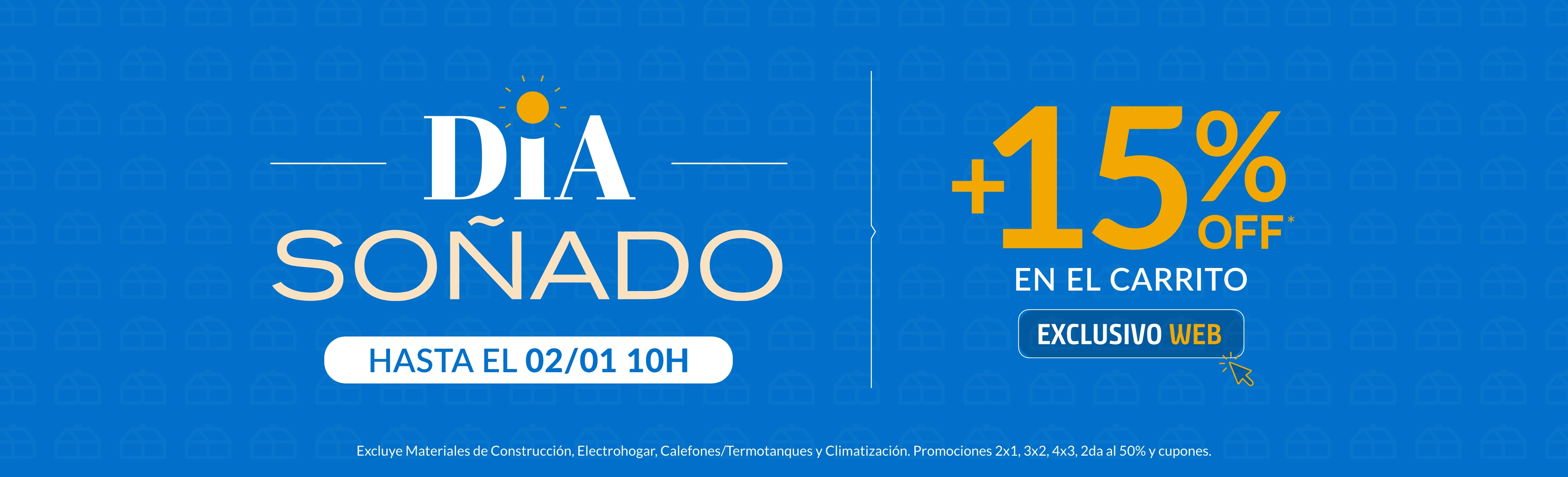 Día Soñado 15% off adicional agregando al carro