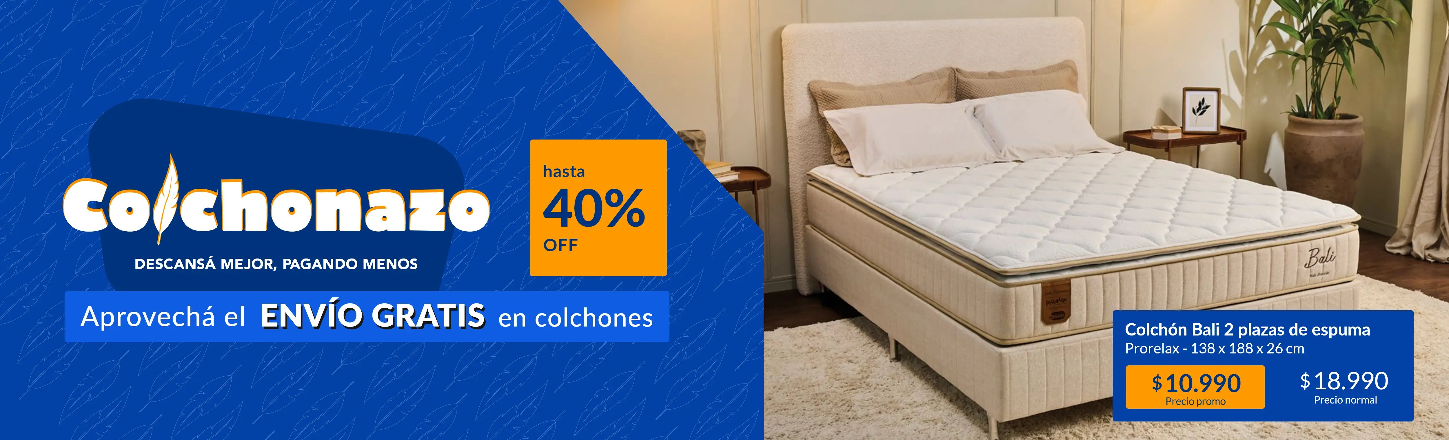 Colchonazo hasta 40%off 