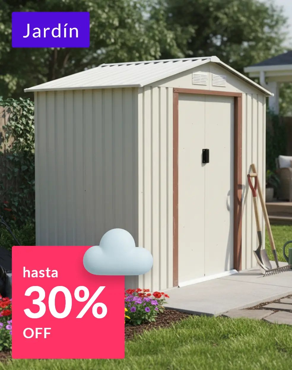 Jardín hasta 30% off 