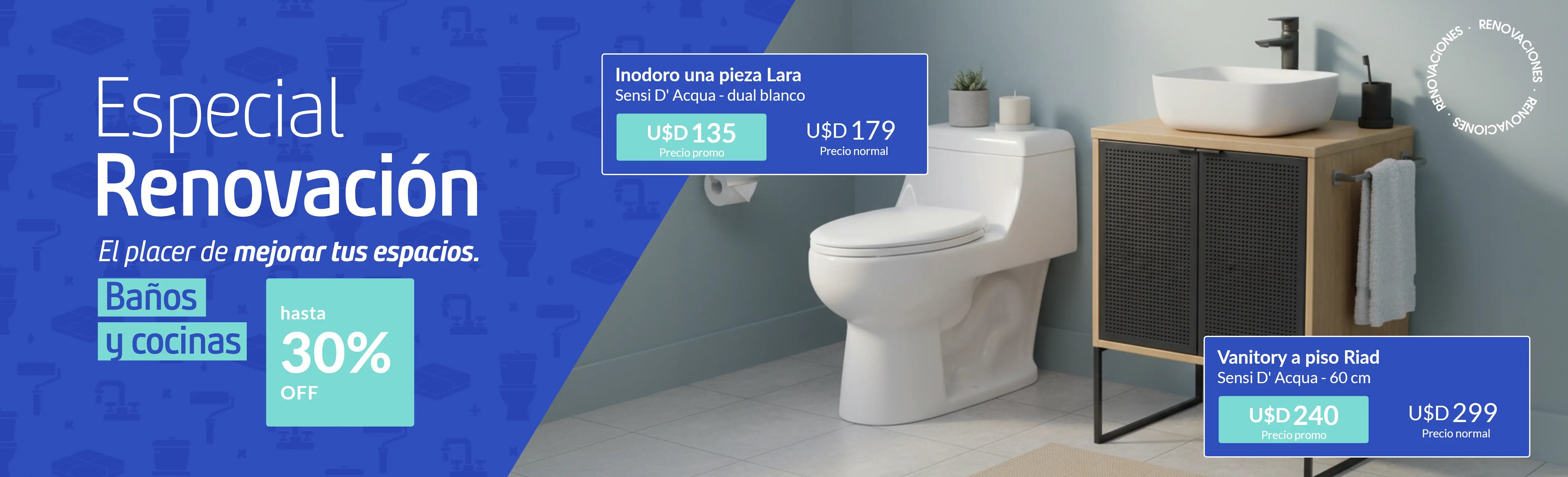 Especial Renovación hasta 30% off