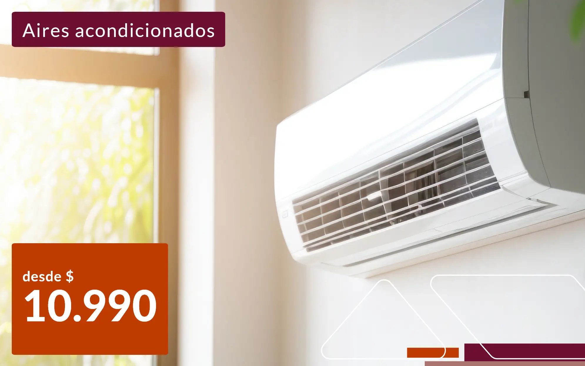 Climatización - Aires acondicionados desde $10.990