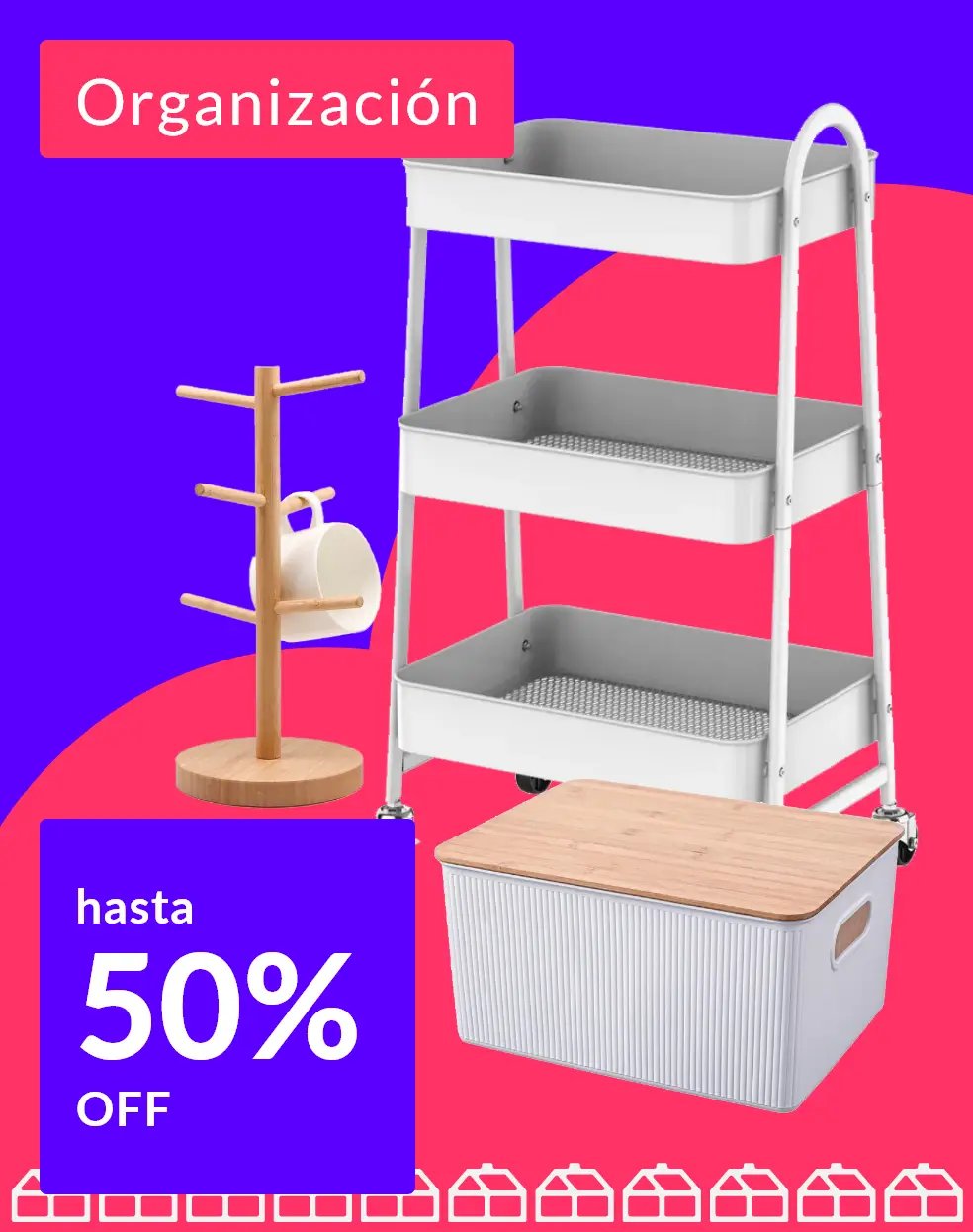 Organización hasta 50% off 