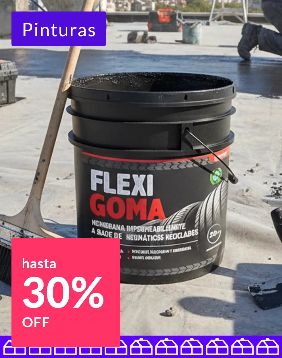Pinturas hasta 30% off