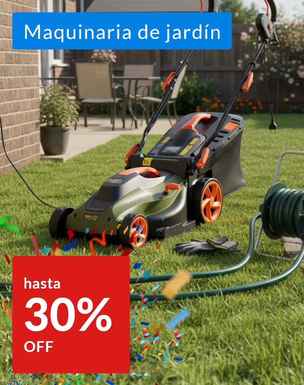 Aniversario - Maquinaria de jardín hasta 30% off