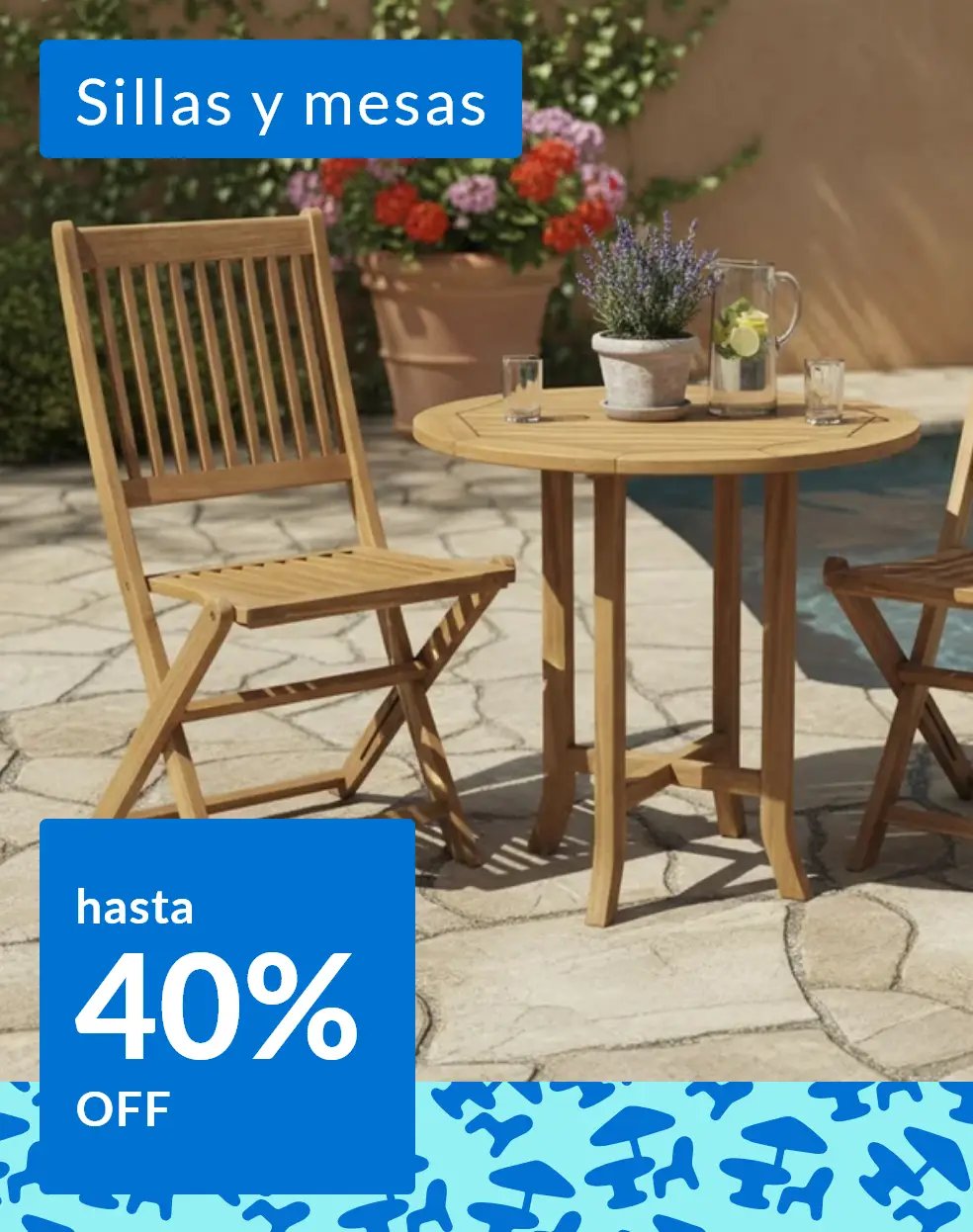 Sillas y mesas