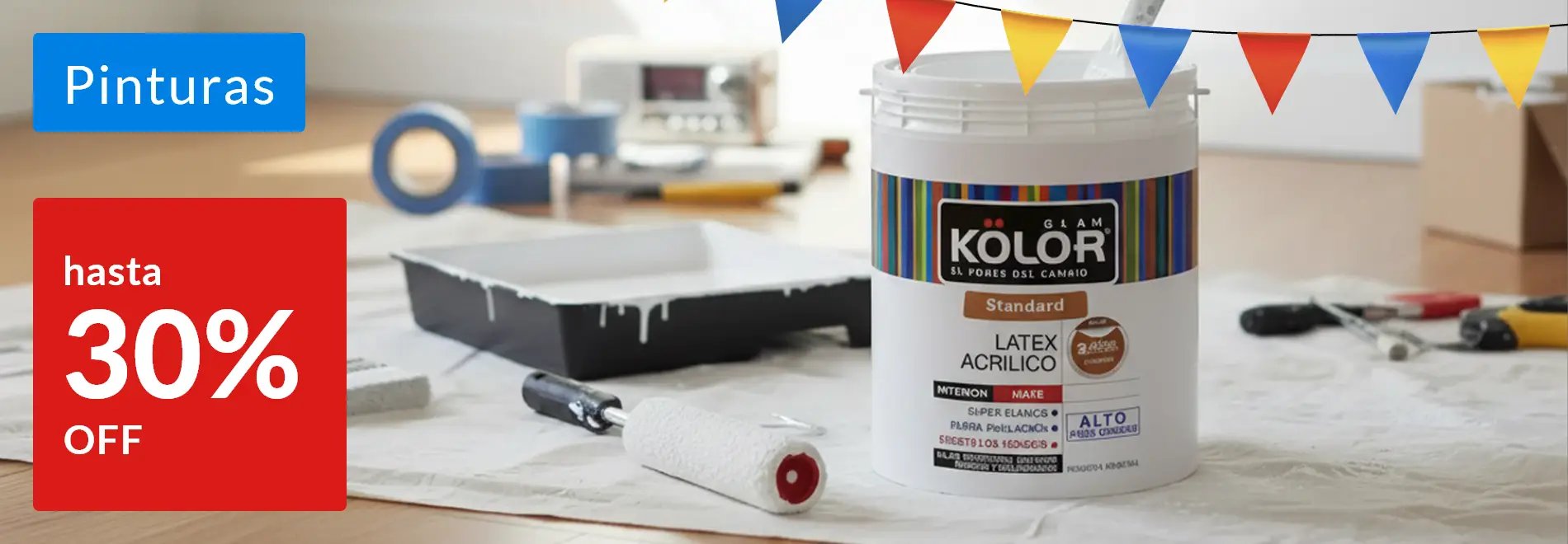 Aniversario - Pinturas hasta 30% off