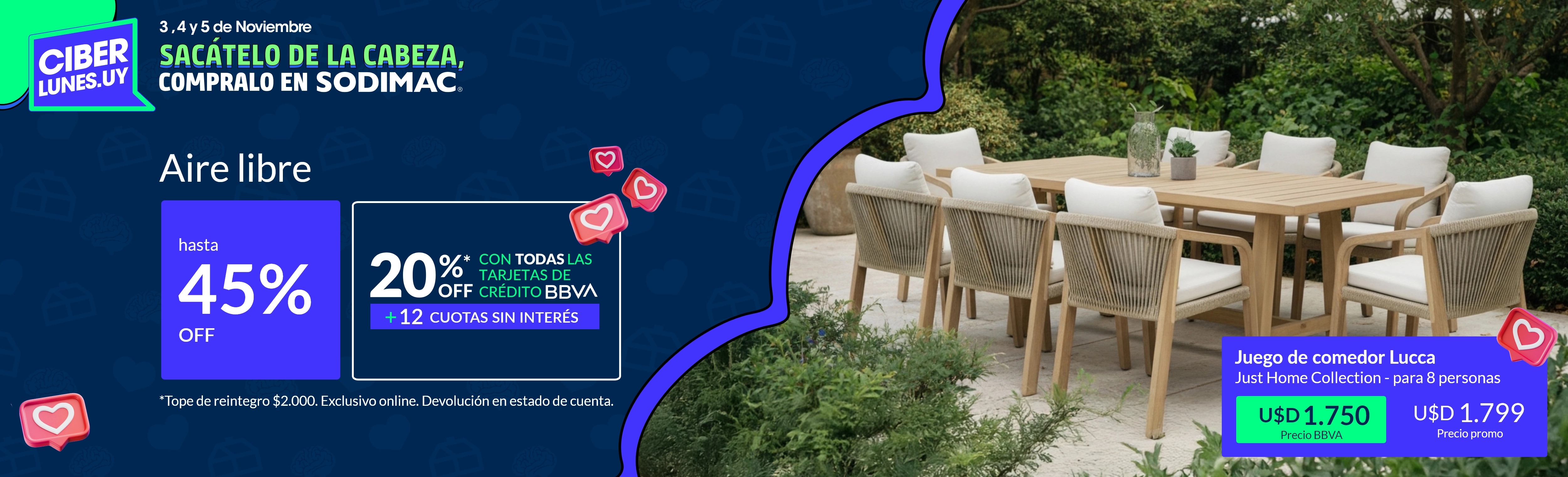 Aire libre hasta 45% off 