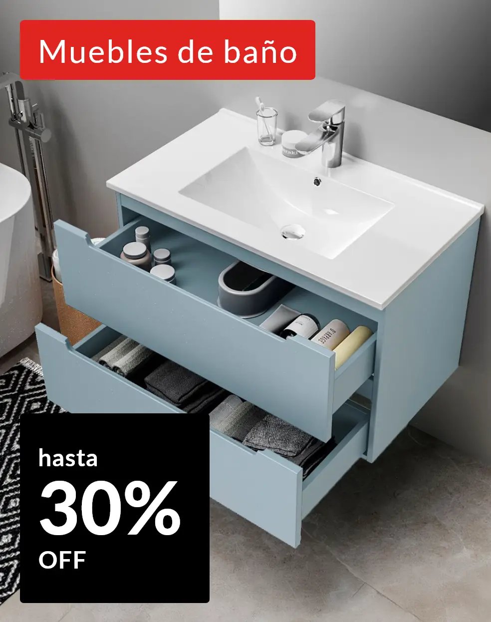BlackWeek - Muebles de baño hasta 30% off