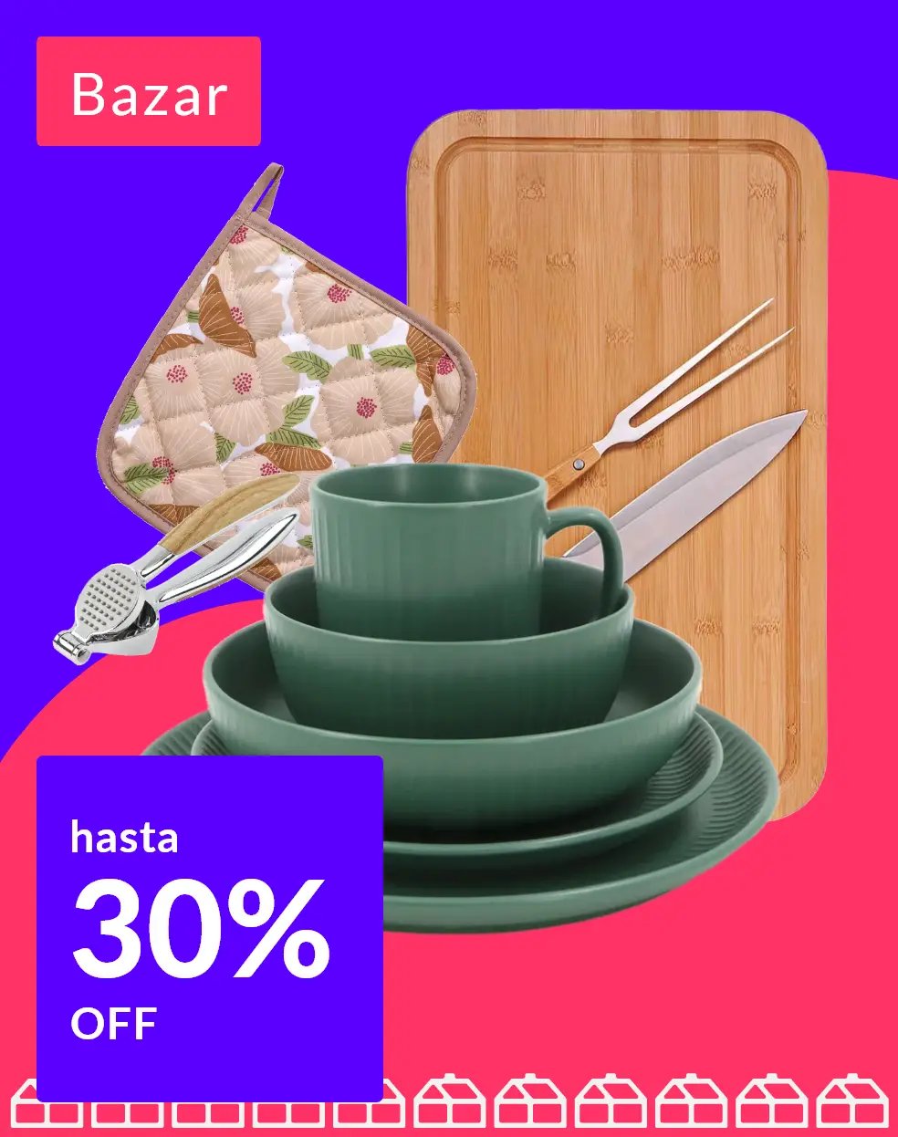 Bazar hasta 40% off 
