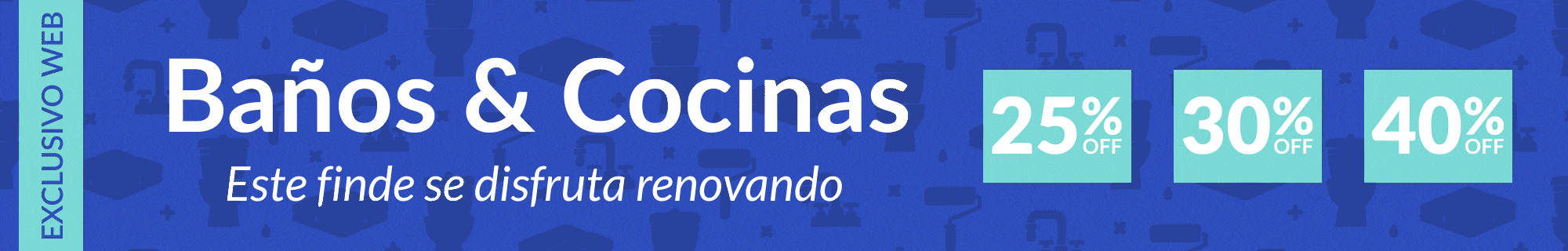Solo por el finde baños y cocinas 