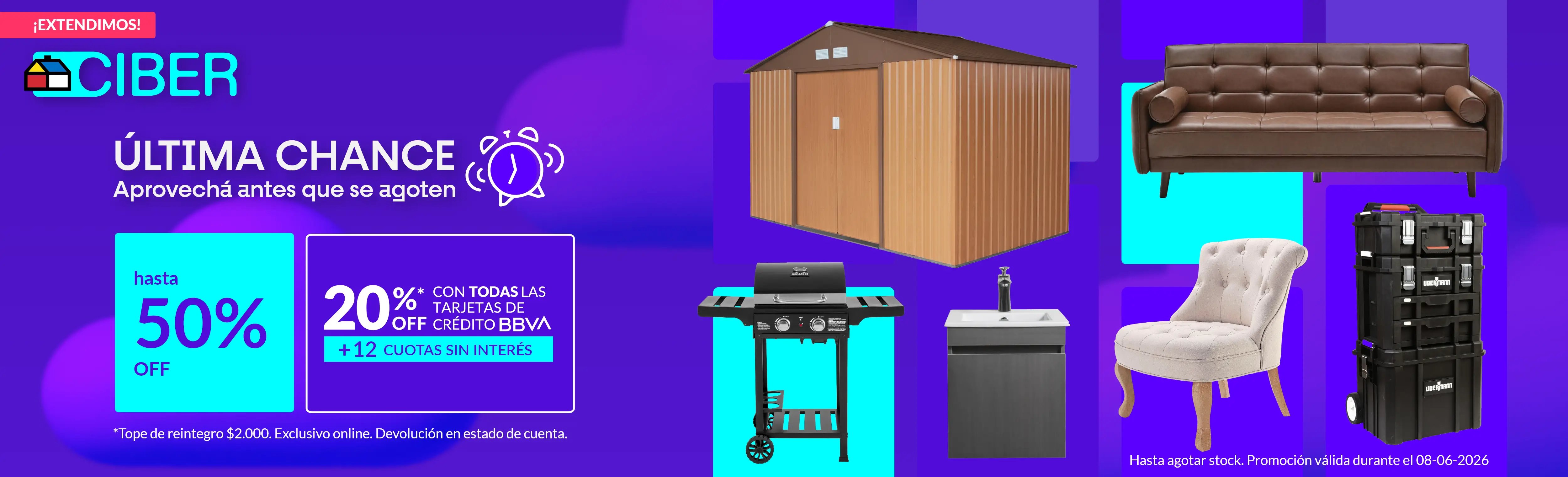  Última chance hasta 50% off