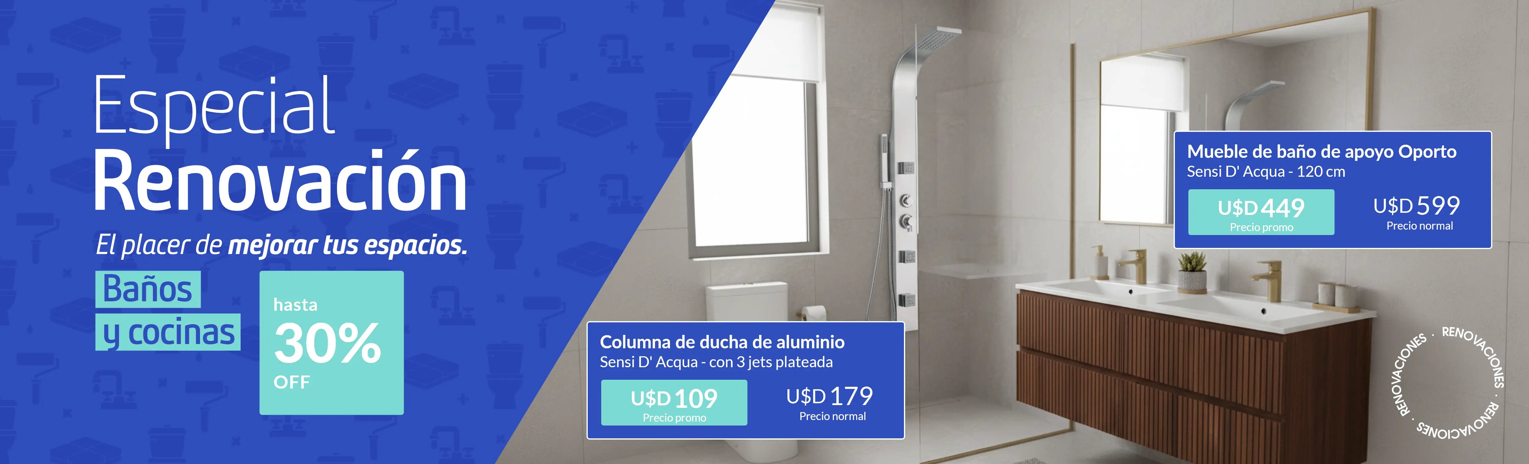 Especial Renovación hasta 30% off
