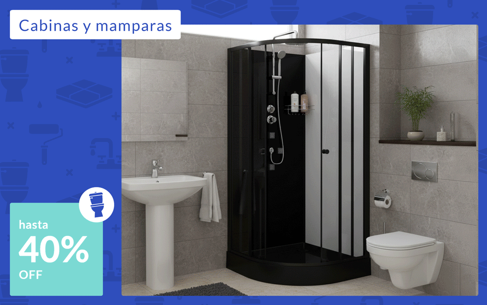 Esp. Renovación - Cabinas y mamparas hasta 40% off