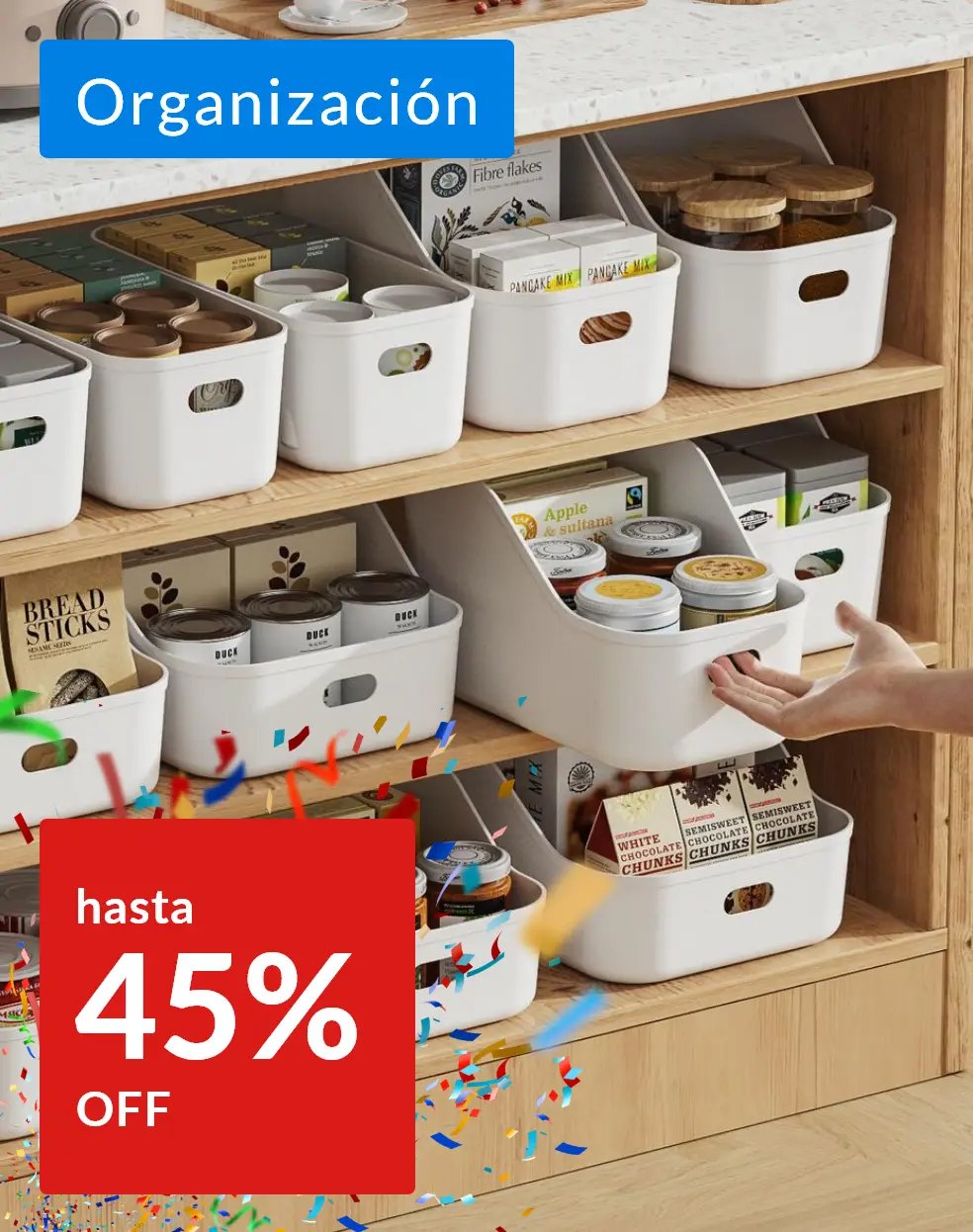 Aniversario - Organización hasta 45% off 