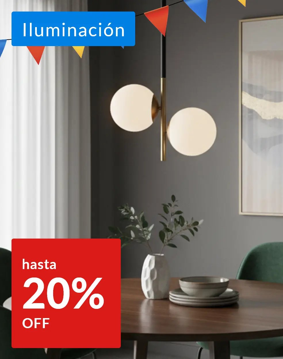 Aniversario - Iluminación hasta 20% off