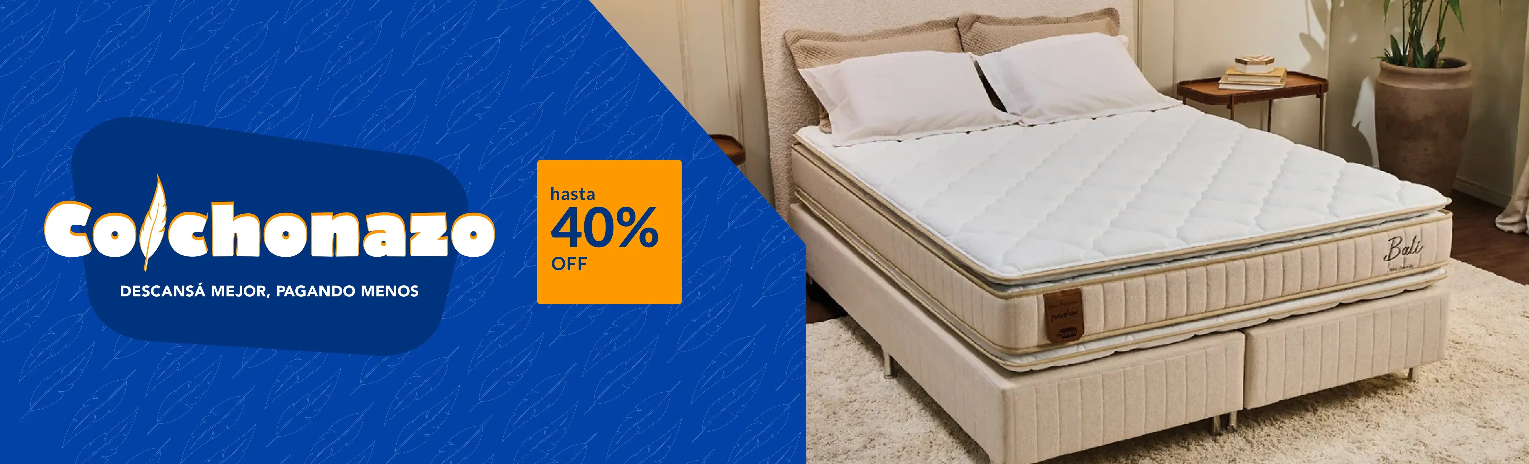 Colchonazo hasta 40% off