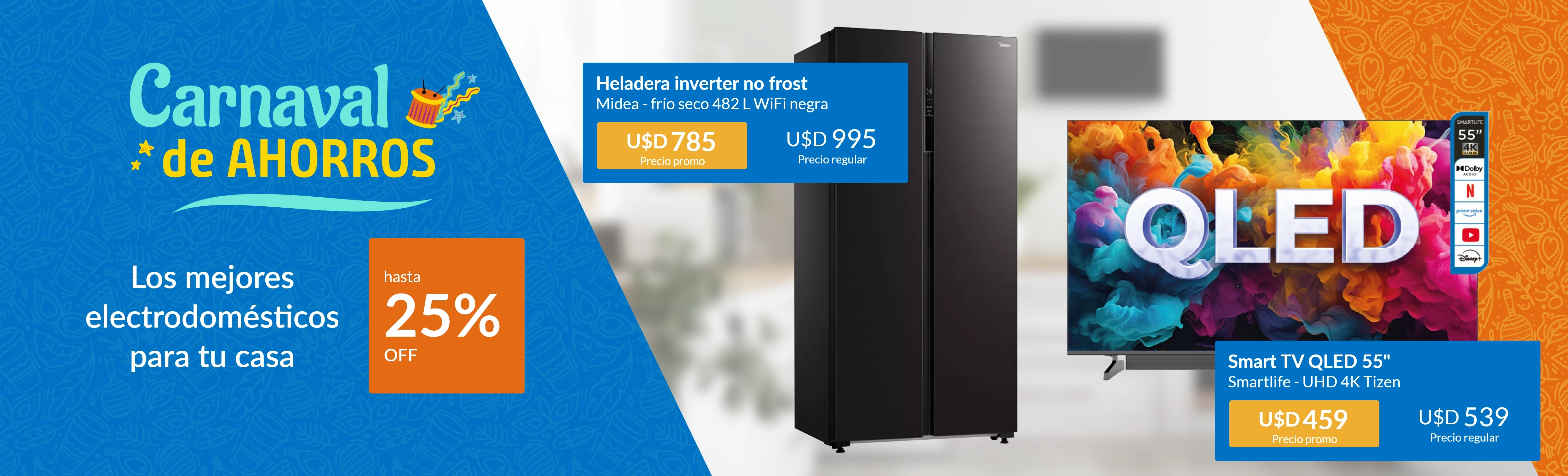 Carnaval - Electrohogar hasta 25% off